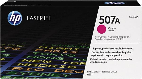 Hewlett-Packard - Magenta Toner Cartridge - Use with HP Color LaserJet Enterprise 500 Color MFP M575, Enterprise 500 Color Printer M551, Color flow MFP M575c, LaserJet Pro 500 color MFP M570dn - Exact Tooling