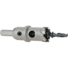 Value Collection - 7/8" Diam, 1" Cutting Depth, Hole Saw - Carbide-Tipped Saw - Exact Tooling