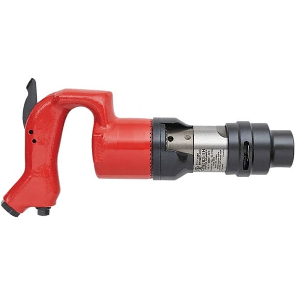 Chicago Pneumatic - 2,750 BPM, 1" Stoke Length, Pneumatic Chipping Hammer - 28 CFM, 3/8 NPT - Exact Tooling