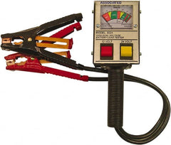 Associated Equipment - 12/24 Volt Battery Load Tester - 0 to 1,000 CCA Range, 2' Cable - Exact Tooling