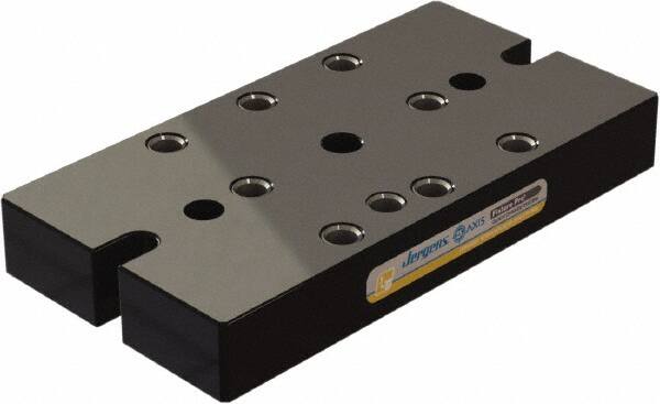 Jergens - 130mm Long x 250mm Wide x 35mm High Aluminum Fixture Plate - 35mm Plate Thickness - Exact Tooling