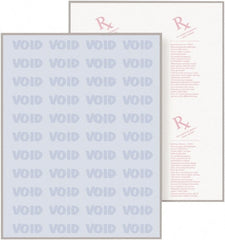 DocuGard - 8-1/2" x 11" Blue Medical Security Paper - Use with Laser Printers, Inkjet Printers - Exact Tooling
