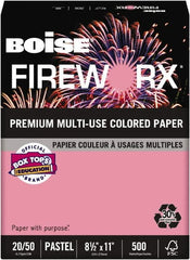 Boise - 8-1/2" x 11" Cherry Coiled Phone Cord - Use with Laser Printers, Copiers, Plain Paper Fax Machines, Multifunction Machines - Exact Tooling