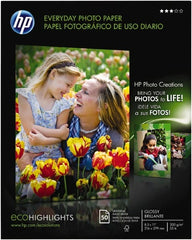 Hewlett-Packard - 8-1/2" x 11" Photo Paper - Use with Inkjet Printers - Exact Tooling