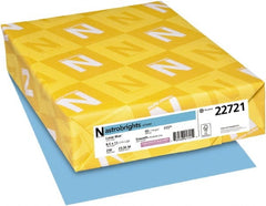 Neenah Paper - 8-1/2" x 11" Lunar Blue Colored Copy Paper - Use with Inkjet Printers, Laser Printers, Copiers - Exact Tooling