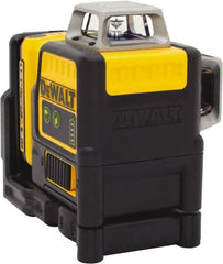 DeWALT - 2 Beam 165' Max Range Self Leveling Line Laser - Green Beam, 1/8" at 30' Accuracy, 17-3/4" Long x 13" Wide x 6-1/8" High, Battery Included - Exact Tooling