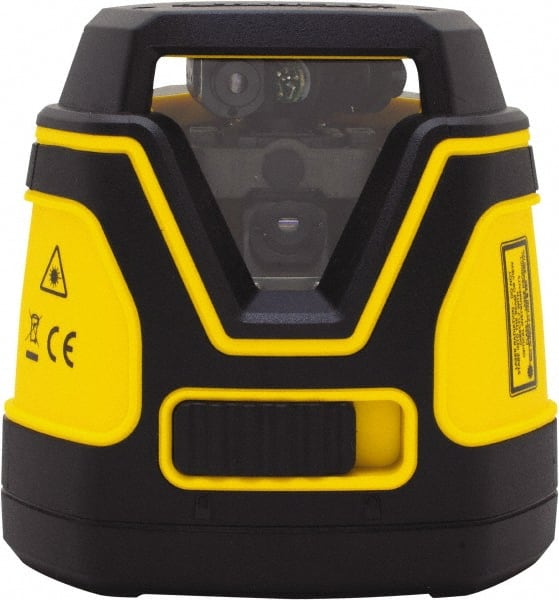 Stanley - 3 Beam 165' Max Range Self Leveling Line Laser - Red Beam, 1/8" at 30' Accuracy, 10" Long x 8" Wide x 7-1/2" High, Battery Included - Exact Tooling
