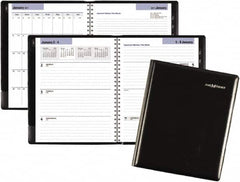 DayMinder - 26 Sheet, 6-7/8 x 8-3/4", Weekly/Monthly Planner - Black - Exact Tooling