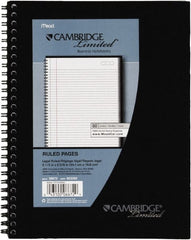 Cambridge - 80 Sheet, 4 x 8", Legal (Style) Meeting Notebook - Black - Exact Tooling