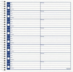 TOPS - 800 Sheet, 15-1/2 x 22-3/4", Log Book - White - Exact Tooling