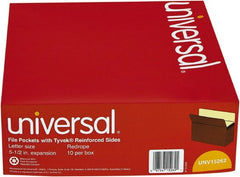 UNIVERSAL - 8-1/2 x 11", Letter Size, Redrope, 5-1/4" Expanding Wallet - Straight Tab Cut Location - Exact Tooling