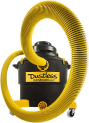 Dustless Technologies - 16 Gal, Plastic Tank, Vacuum - 5 hp, 11.5 Amps - Exact Tooling