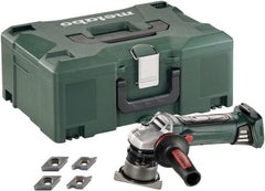 Metabo - 45° Bevel Angle, 5/32" Bevel Capacity, 7,000 RPM, Cordless Beveler - 5.5 Amps, 1/8" Min Workpiece Thickness - Exact Tooling
