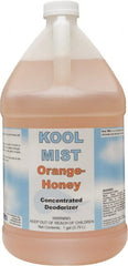 Detco - 1 Gal Bottle Deodorizer - Liquid, Orange-Honey Scent, Concentrated, Environmentally Safe - Exact Tooling