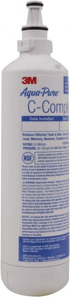 3M Aqua-Pure - 2-3/8" OD, 2-3/4" Cartridge Length, 0.5 Micron Rating Cartridge Filter Assembly - Exact Tooling
