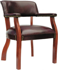 ALERA - Burgundy Vinyl Guest Chair - 24" Wide x 29-1/2" High - Exact Tooling