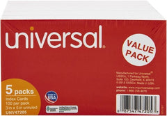 UNIVERSAL - 500 Index Cards - 3 x 5" - Exact Tooling