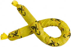 Brady SPC Sorbents - 12 Gal, 4' Long, 3" Diam, Polypropylene Sock - Chemical, Yellow - Exact Tooling