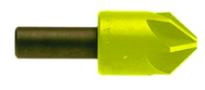 1-3/4 90° 6 Flute High Speed Steel Countersink-TiN - Exact Tooling