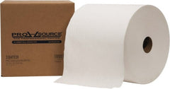 PRO-SOURCE - Dry Shop Towel/Industrial Wipes - Jumbo Roll, 12" x 12" Sheet Size, White - Exact Tooling