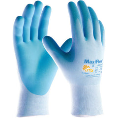 34-824/M MaxiFlex Seamless Knits - MaxiFlex Active - 15G Bl. Nylon and Lycra Shell - Bl. Foam Nitrile - Exact Tooling