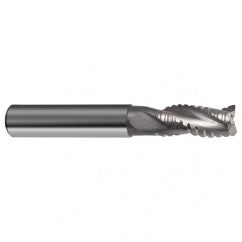 10mm Dia. - 80mm OAL - Variable Helix Bright CBD - End Mill - 3 FL - Exact Tooling