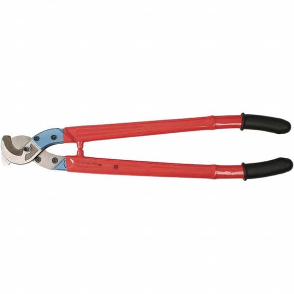 Wiha - 31-1/2" OAL, 14 AWG Capacity, Flush Cable Cutter - Exact Tooling