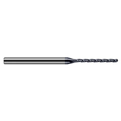 0.055″ Dia. × 1/8″ Shank × 0.275″ DOC × 2-1/2″ OAL, Carbide AlTiN, Long , 3 Flute, Ballnose End Mill