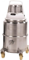 Nilfisk - 3.25 Gal, Stainless Steel Tank, Dry, Clean Room Vacuum Cleaner - 1.5 hp, 10 Amps - Exact Tooling