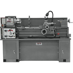 Jet - 13" Swing, 40" Between Centers, 230 Volt, Single Phase Bench Lathe - 2 hp, 60 to 1,240 RPM, 1-3/8" Bore Diam, 28-1/2" Deep x 30" High x 79" Long - Exact Tooling