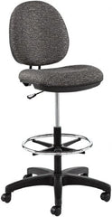 ALERA - 19-1/2 Inch Wide x 26-3/4 Inch Deep x 51-1/8 Inch High, Swivel Base, Swivel Task Chair - 100% Acrylic Seat, Graphite Gray - Exact Tooling