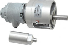 Gast - 1/3 hp Reversible Face Air Actuated Motor - 15:1 Gear Ratio, 400 Max RPM, 7.31" OAL, 1/2" Shaft Diam - Exact Tooling