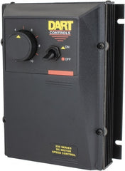 Dart Controls - 2 Max hp, 30 Max RPM, Electric AC DC Motor - 120, 240 V Input - Exact Tooling