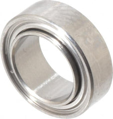 Value Collection - 5/16" Bore Diam, 1/2" OD, Double Shield Miniature Radial Ball Bearing - 5/32" Wide, 1 Row, Round Bore, 52 Lb Static Capacity, 122 Lb Dynamic Capacity - Exact Tooling