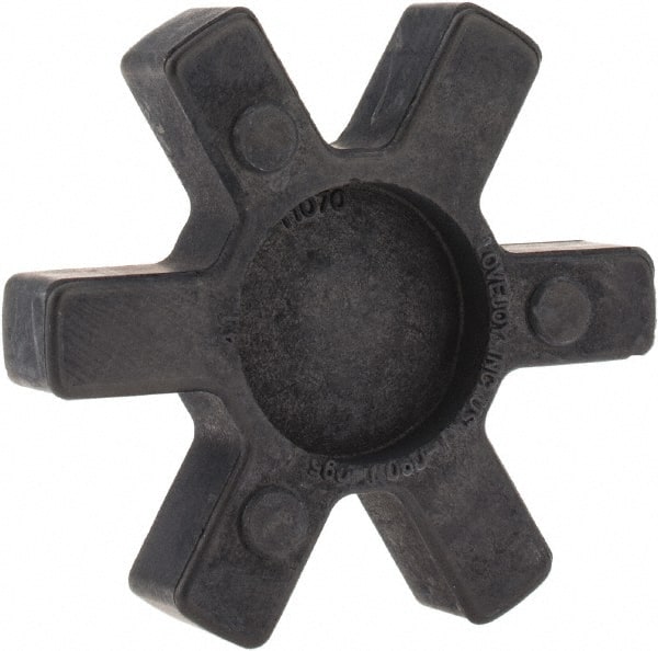 Lovejoy - Flexible Coupling Spider - 2.11" OD, 2.12" OAL, Buna-N, Order 2 Hubs & 1 Spider for Complete Coupling - Exact Tooling