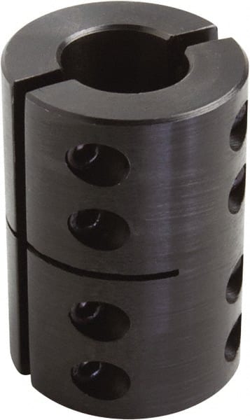 Climax Metal Products - 1" Inside x 2" Outside Diam, Two Piece Rigid Coupling without Keyway - 3" Long - Exact Tooling