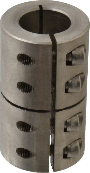 Climax Metal Products - 1" Inside x 1-3/4" Outside Diam, One Piece Split Clamping Collar - 3" Long - Exact Tooling