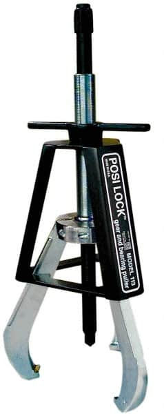 Posi Lock Puller - 18" Spread, 30 Ton Capacity, Puller - 12" Reach, 27" Long, For Bearings, Gears & Pulleys - Exact Tooling