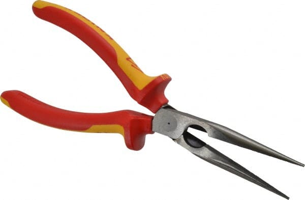 Knipex - 8" OAL, Cutting Pliers - 2-15/16" Jaw Length x 11/16" Jaw Width - Exact Tooling