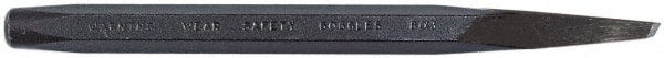 Proto - 5" OAL Diamond Point Chisel - 3/16" Tip, 0.333" Stock, Steel Handle - Exact Tooling