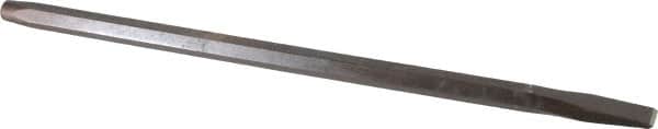 Proto - 12" OAL x 1/2" Blade Width Cold Chisel - 1/2" Tip, 7/16" Stock, Steel Handle - Exact Tooling