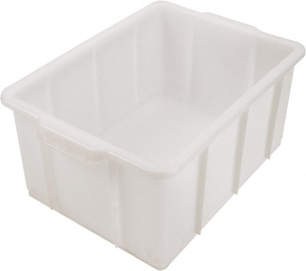 Dynalon Labware - 5.3 Gal, Clear Polyethylene Tote Container - Nesting, 16.3" Long x 12.4" Wide x 7.9" High - Exact Tooling