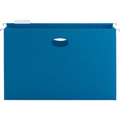SMEAD - 9-1/2 x 14-1/2", Legal, Sky Blue, Hanging File Folder - 11 Point Stock, 1/5 Tab Cut Location - Exact Tooling