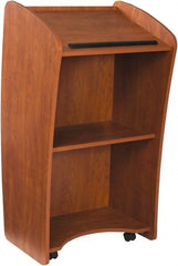 Oklahoma Sound - Wood Full Floor Lectern - 21" Deep x 24" Wide x 46" High - Exact Tooling