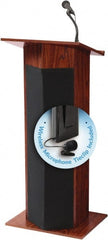 Oklahoma Sound - Wood Full Floor Lectern - 17" Deep x 22" Wide x 46" High - Exact Tooling