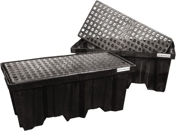 Enpac - Spill Pallets, Platforms, Sumps & Basins Type: Spill Deck or Pallet Number of Drums: 2 - Exact Tooling
