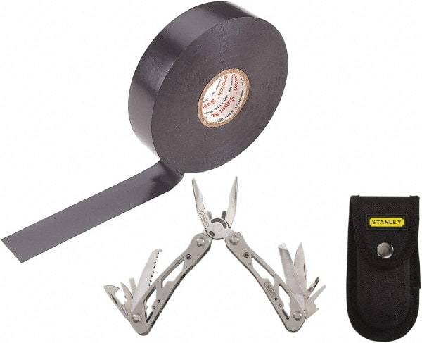 3M - 3/4" x 66', Black Vinyl Electrical Tape - Series 88, 8.5 mil Thick, 20 Lb./Inch Tensile Strength - Exact Tooling