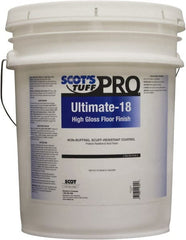Scot's Tuff - 5 Gal Pail Finish - Use on Vinyl, Vinyl Asbestos, Asphalt, Linoleum, Terrazzo, Quarry Tile, Marble, Cork - Exact Tooling