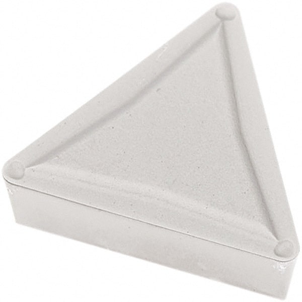 Seco - TPMR321 M3 Grade TP2501 Carbide Turning Insert - Al2O3 Finish, 60° Triangle, 3/8" Inscr Circle, 1/8" Thick, 1/64" Corner Radius - Exact Tooling