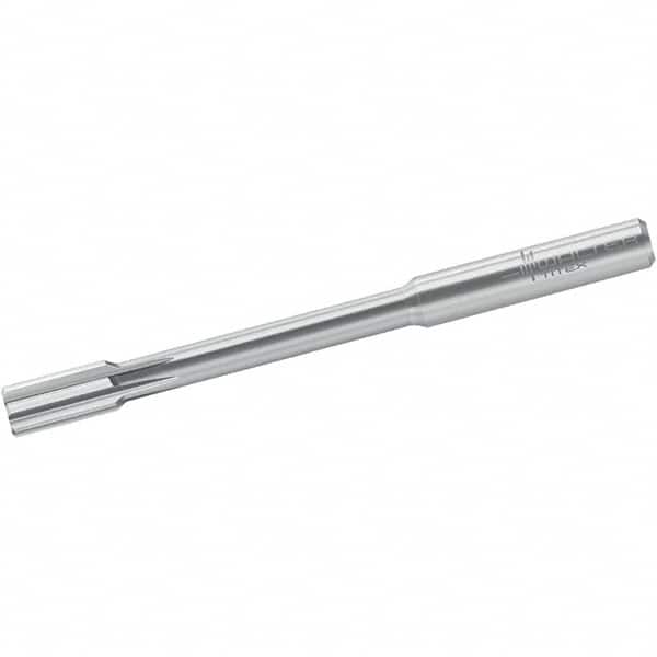Walter-Titex - 9.98mm Solid Carbide 6 Flute Chucking Reamer - Straight Flute, 10mm Straight Shank, 20mm Flute Length, 120mm OAL - Exact Tooling